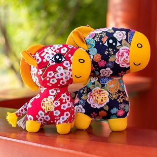 2026生肖马马载富贵玩偶马年吉祥物公仔新年礼物毛绒玩具礼品批发