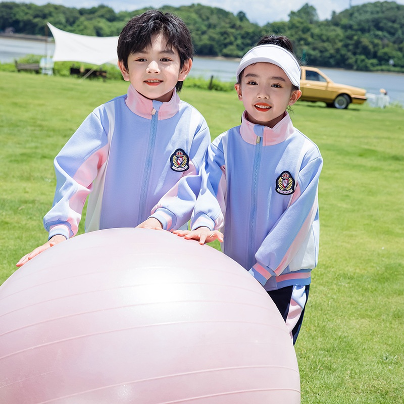 幼儿园园服春装新款英伦风儿童校服套装小学生班服春季运动会服装