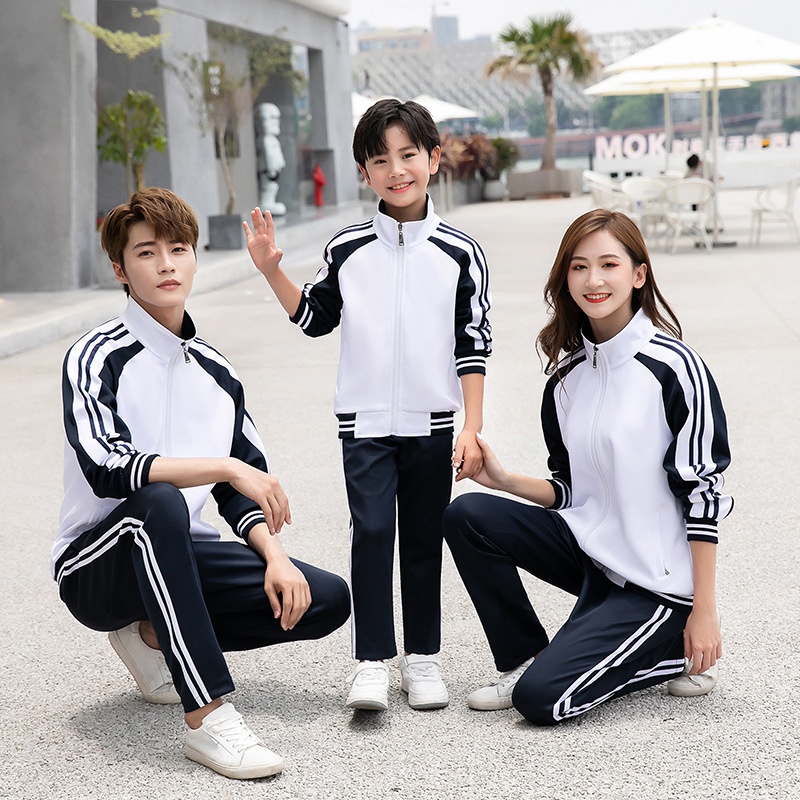 春秋团购中学生校服套装初中生高中运动班服情侣休闲服男女运动服