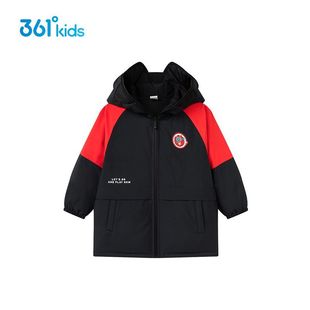 361度新年年装男款儿童羽绒服2025年新款加厚保暖连帽小童外套