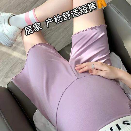 孕妇短裤夏外穿薄款不勒肚