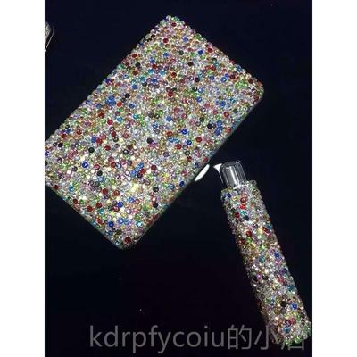 正品新款DI水钻创意高档便防风充气打火机女式小巧镶钻贴Y钻打火