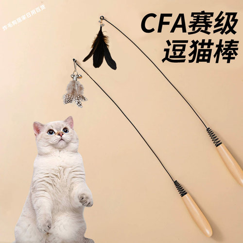 CFA赛级逗猫棒猫咪玩具