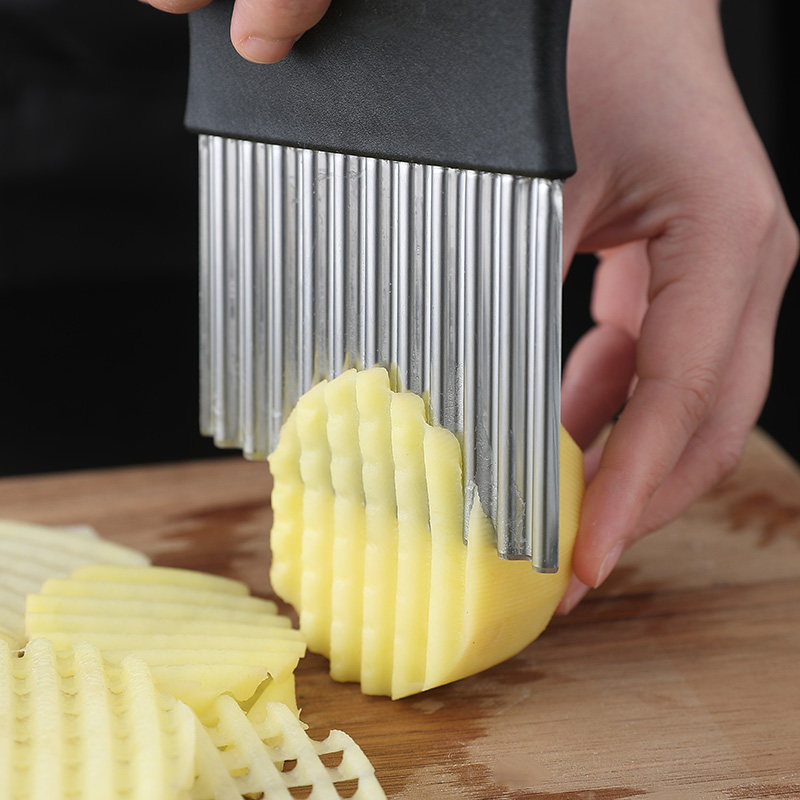 波纹刀狼牙土豆刀具洋芋花刀神器切土豆波浪刀厨房切菜切片不锈钢