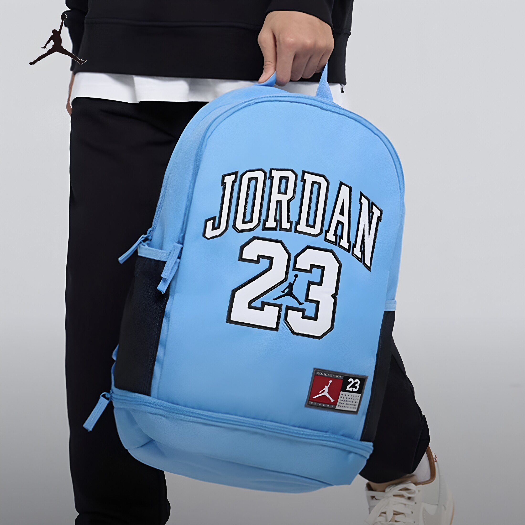 JORDAN乔丹AJ飞人乔丹23号书包运动通用大容量双肩包打篮球书包
