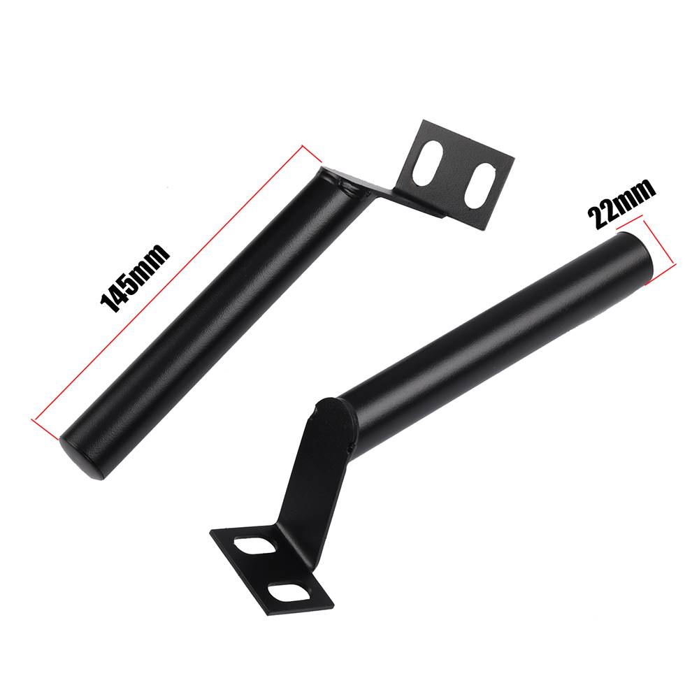 适用于睿途250赛科龙RT3改装配件后视镜射灯支架 不锈钢射灯安装