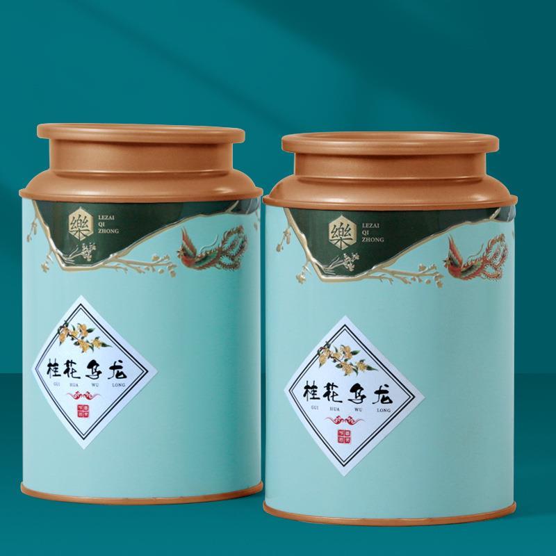 桂花乌龙茶新安溪铁观音罐