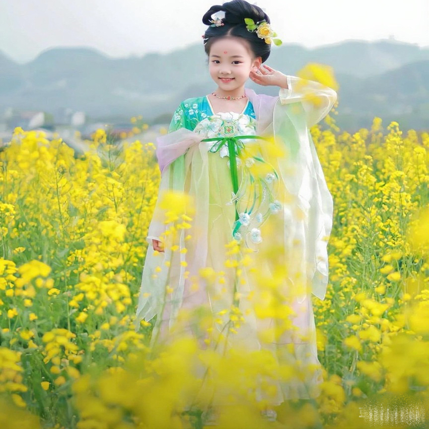 女童汉服2025新款超仙襦裙