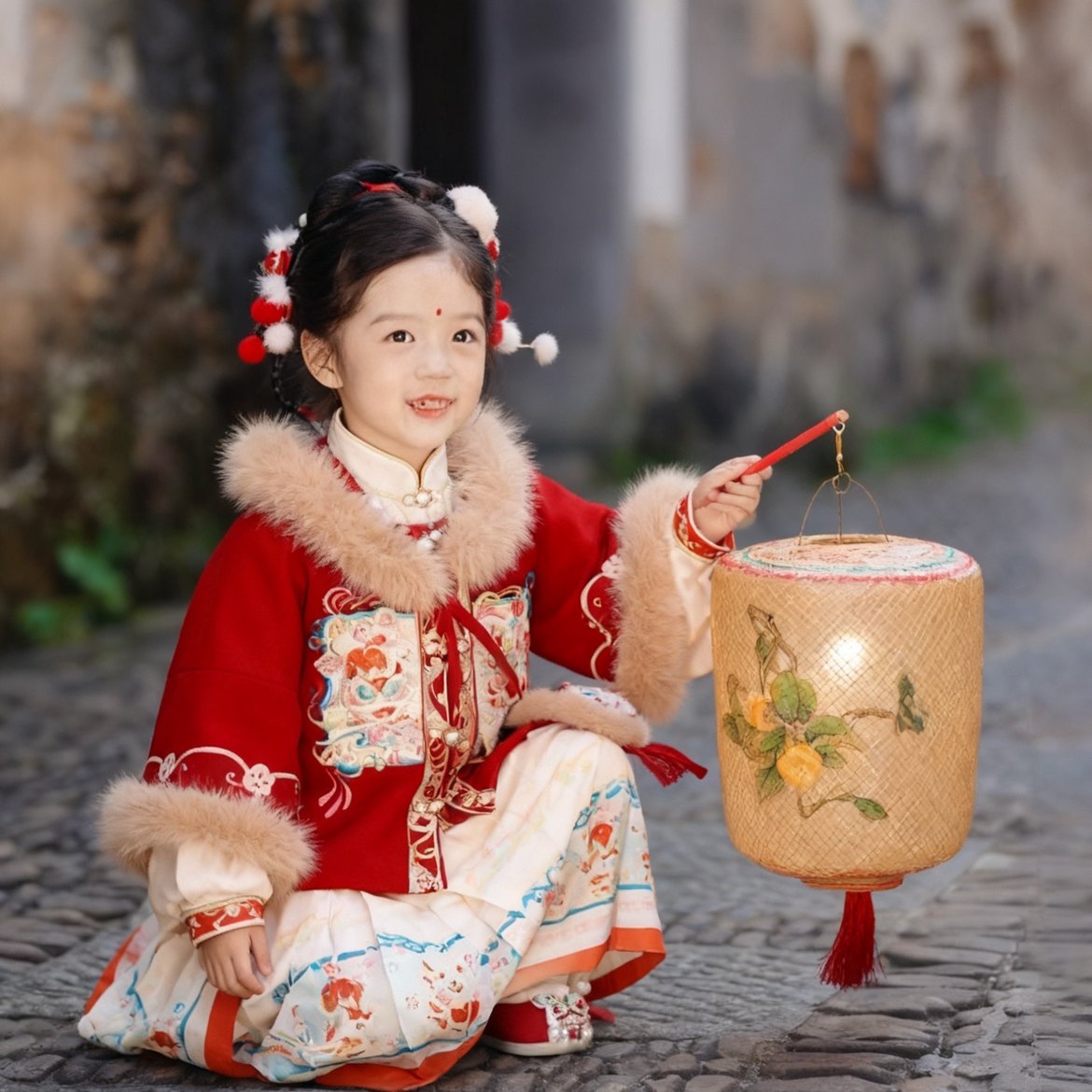 儿童汉服女童春秋款中国风古装