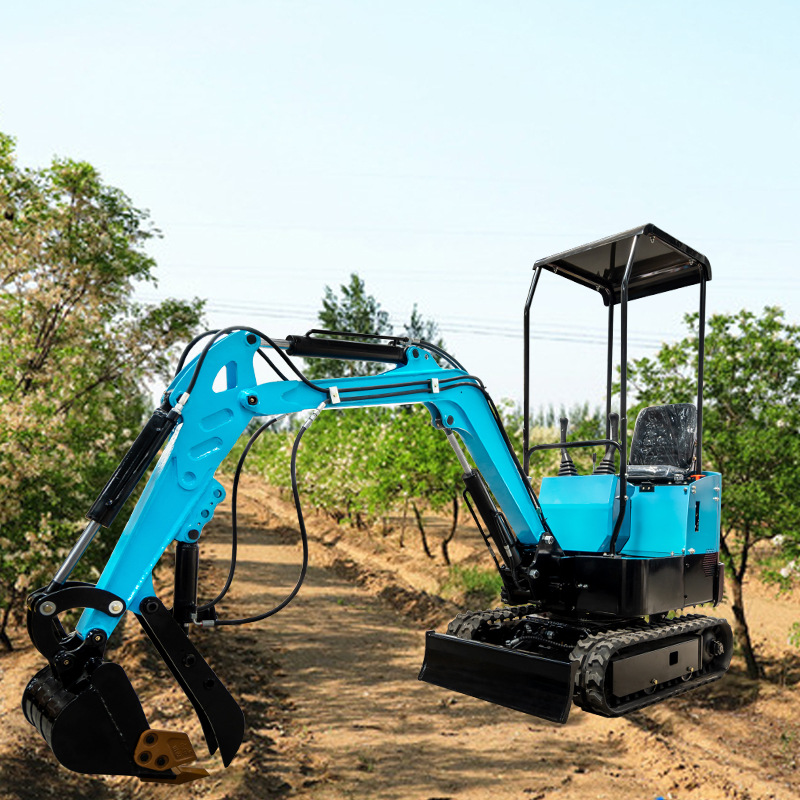 海拓ht10果园挖掘机 农业种植多用小挖机挖沟挖坑机履带挖掘机