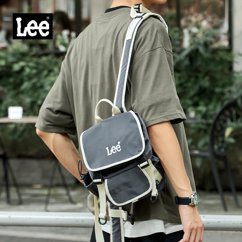 Lee小型时尚潮流双肩背包