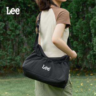 新款 Lee斜挎包女2025夏季 云朵包大容量休閑背包泡芙包通勤單肩包