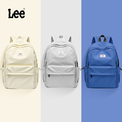 Lee大容量轻便通勤电脑双肩包
