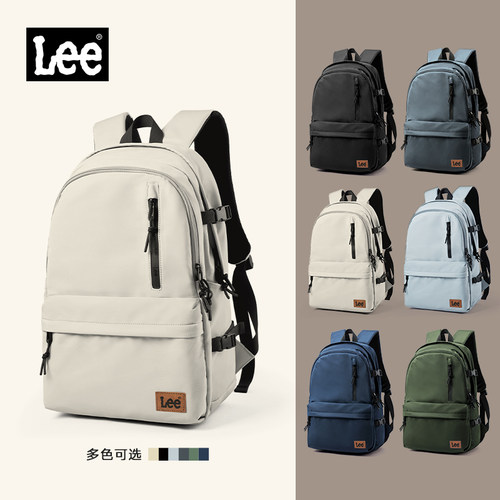 Lee男士双肩包大容量学生书包