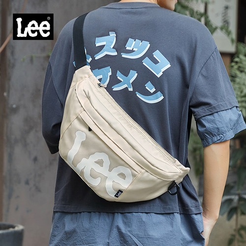 Lee斜挎包潮流单肩包大容量胸包