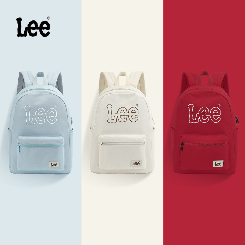 Lee大容量双肩包大学生电脑包图片
