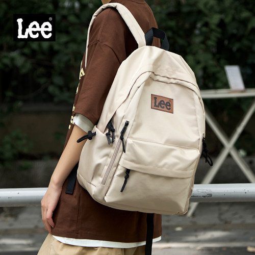 Lee双肩包男大学生通勤学生书包