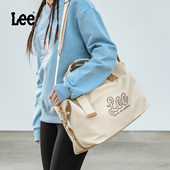 Lee短途旅行包女大容量手提包便携外出斜挎包可上飞机运动单肩包