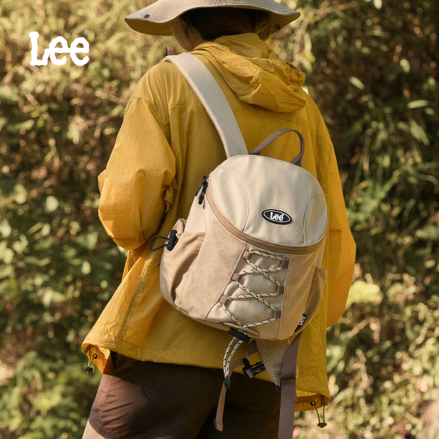 Lee迷你双肩包女2025新款户外轻便登山包小型旅游背包运动书包,箱包皮具/热销女包/男包,双肩背包,淘宝优惠券,粉丝福利购,淘宝优惠卷