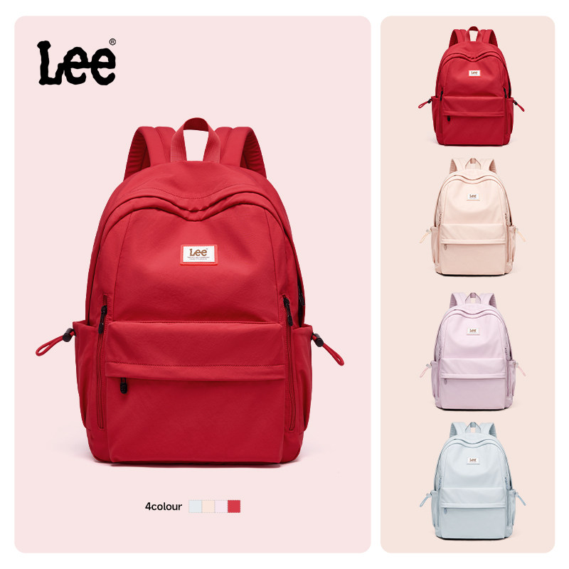 Lee初中高中双肩包女大容量通勤图片