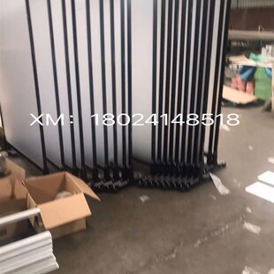 香港酒楼透明移动半透明半磨沙屏风展板海关亚克力隔离检查展板架