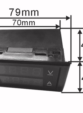 DL69-2043 0-600.0V 0-100.0A高精度数字直流电压表 数显电流表