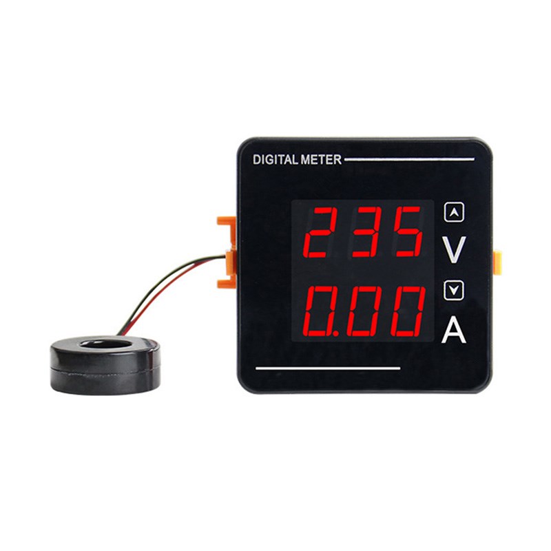 AC50-500V交流电压电流表数显双显CH-72VA嵌入式数显仪表AC1-120A