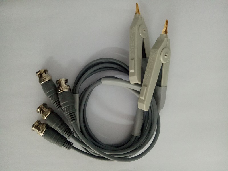 常州LCR数字电桥四端开尔文测试线同惠固纬安柏测试夹测试线