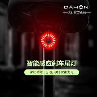备智能夜骑灯配件 dahon大行自行车刹车灯山地单车尾灯d5p8骑行装