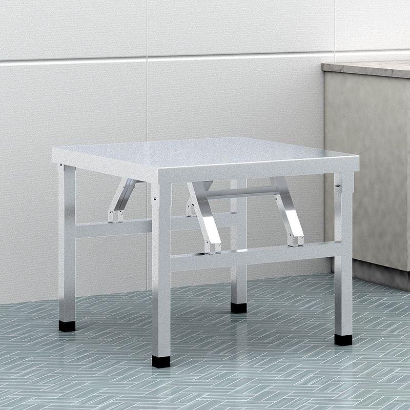 折叠桌子摆摊商用可承重不锈钢折叠桌商用家用方桌饭店餐桌夜市户