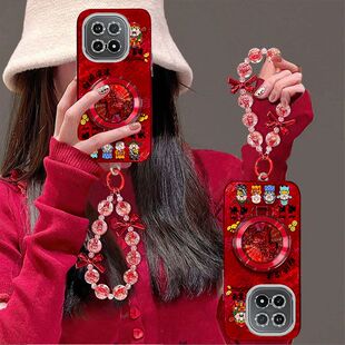 适用iQOO15手机壳V2505A带镜头膜vivoiqoo15保护套5G爱酷十五新年女款iq0015支架手链ipoo全包边防摔lqoo喜庆