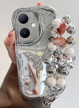 适用vivoY78+手机壳V2271A电镀软硅胶vivo y78m保护套5g全包防摔vlvoy78新款V2278A小众viv0y78plus潮女y78十