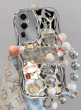 适用opporeno10pro+手机壳PHU110电镀硅胶软opreno10保护套PHW110招财猫0pp0ren010pr0全包边PHV110防摔5g女