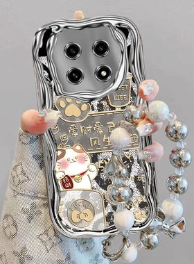 适用oppoa2pro手机壳PJG110电镀硅胶软0pp0a2pr0保护套pjgllo全包边5g招财猫opopa2por防摔poopa文字手链潮女