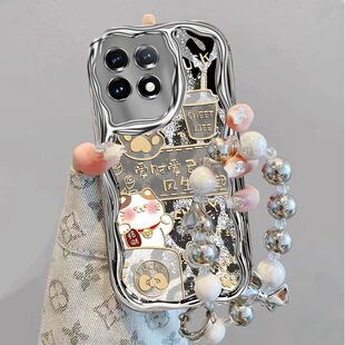 适用一加ace2手机壳PHK110电镀硅胶软oppo1加ace2pro保护套PJA110招财猫oneplus全包边5g防摔1+ace新款文字女