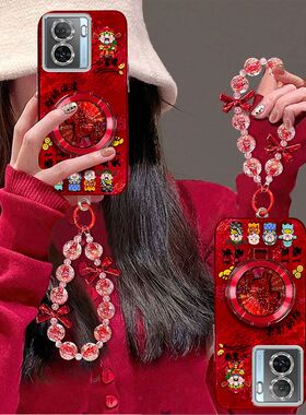 适用iQOOz7手机壳V2270A带镜头膜vivoiqooz7x保护套V2272A新年女款5g爱酷z7i支架手链V2230EA全包边防摔iq00z