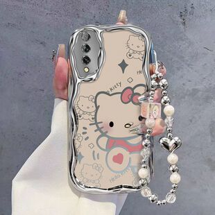 适用荣耀Play3手机壳ASK-AL00x新款防摔华为畅享10保护套art一aloox全包piay3硅胶软壳畅想10可爱女生手链潮