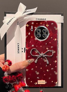 适用华为mate30手机壳TAS-AN00新款女mate30pro保护套LIO-ALOO手链mete30epro时尚高级mt3o镜头全包pr0防摔软