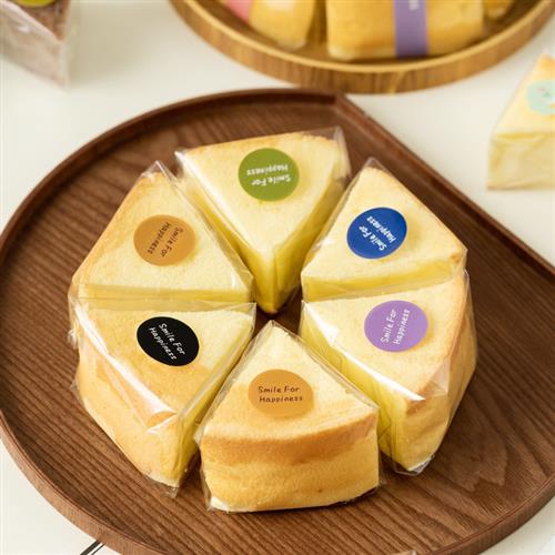 戚风蛋糕玻璃纸6寸8寸切块切片三明治面包汉堡欧包烘焙打包包装纸