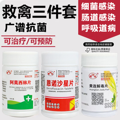 鸡药兽药阿莫西林片恩诺沙星兽用