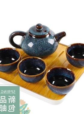 Chinese Kung Fu Tea Set glass Portable Teapot Set