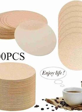 1000PCS Disposable Unbleached Natural Round Coffee Filter Mo