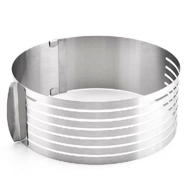 1 Pcs SUS 304 Stainless Steel 15-20cm Adjustable Cake