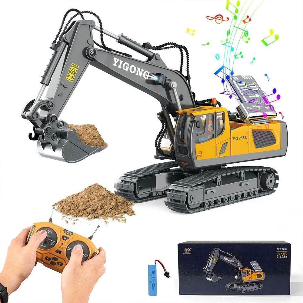 2.4G RC Car Excavator Dumper Bulldozer Children Remote Contr
