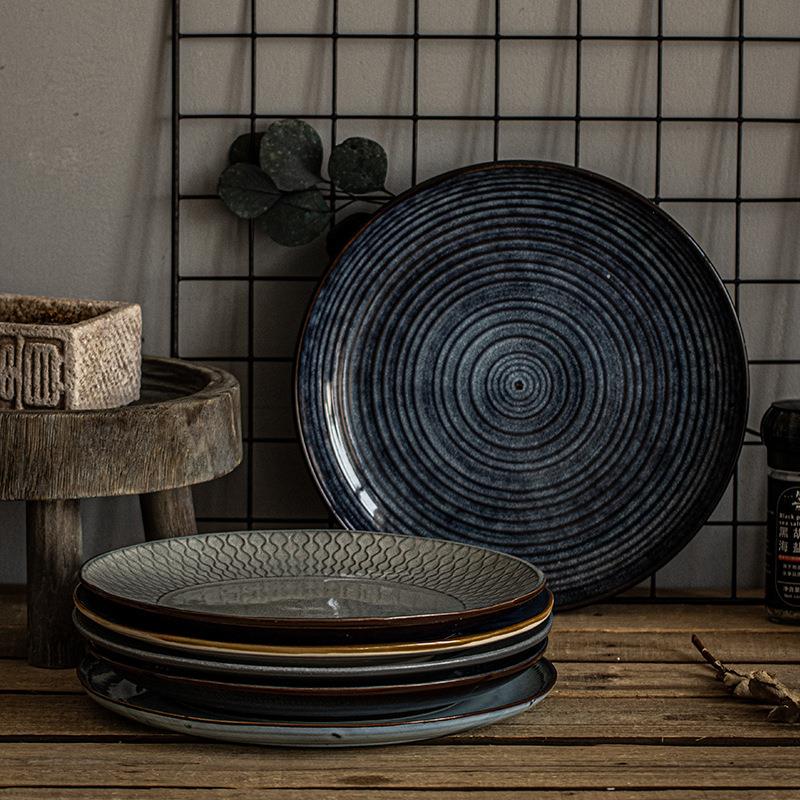 dinner plates ceramic steak plate dishes 西餐盘 western food