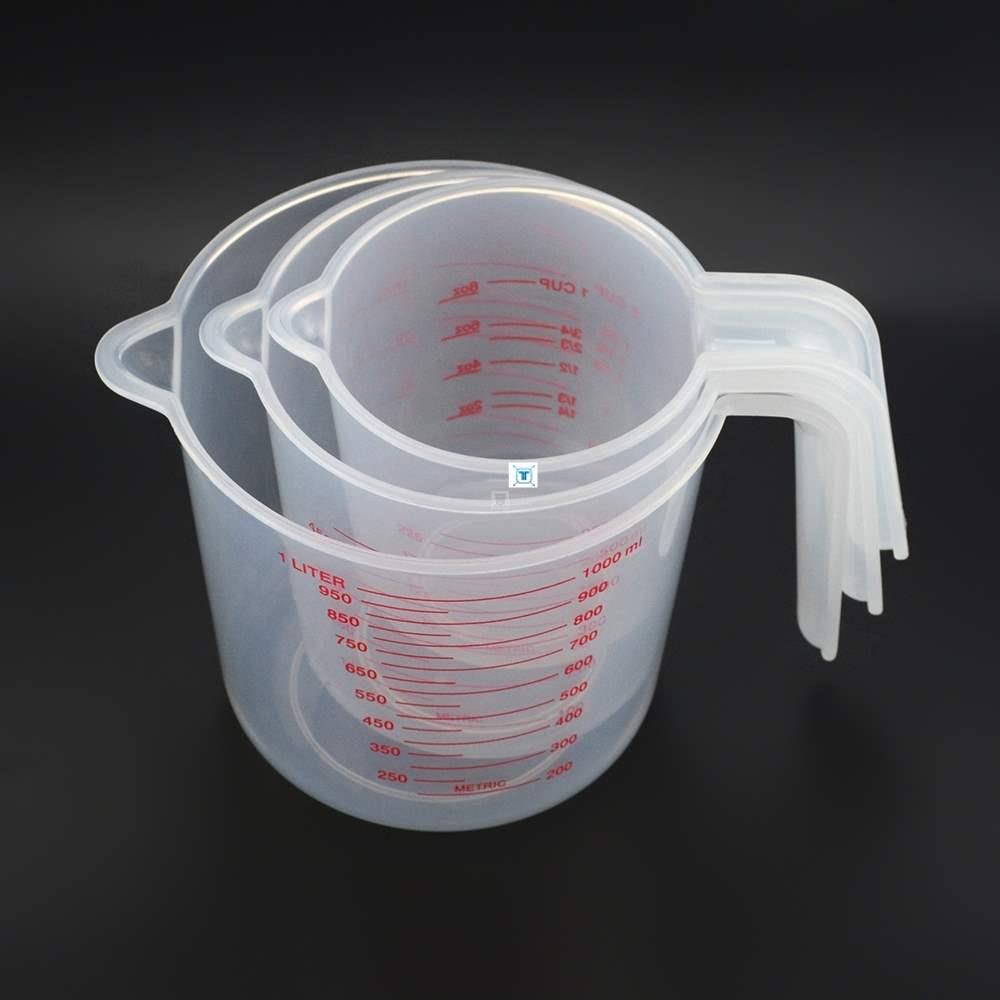 250/500/1000ML Plastic Measuring Cup Jug Pour Spout Surface