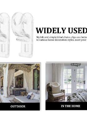 30 Pcs Hooks Clear Clips Roller Blind Fixing Shade Hook