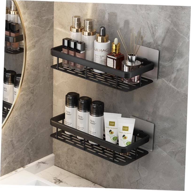 Bathroom shelf wall hanging toilet shower room storage rack