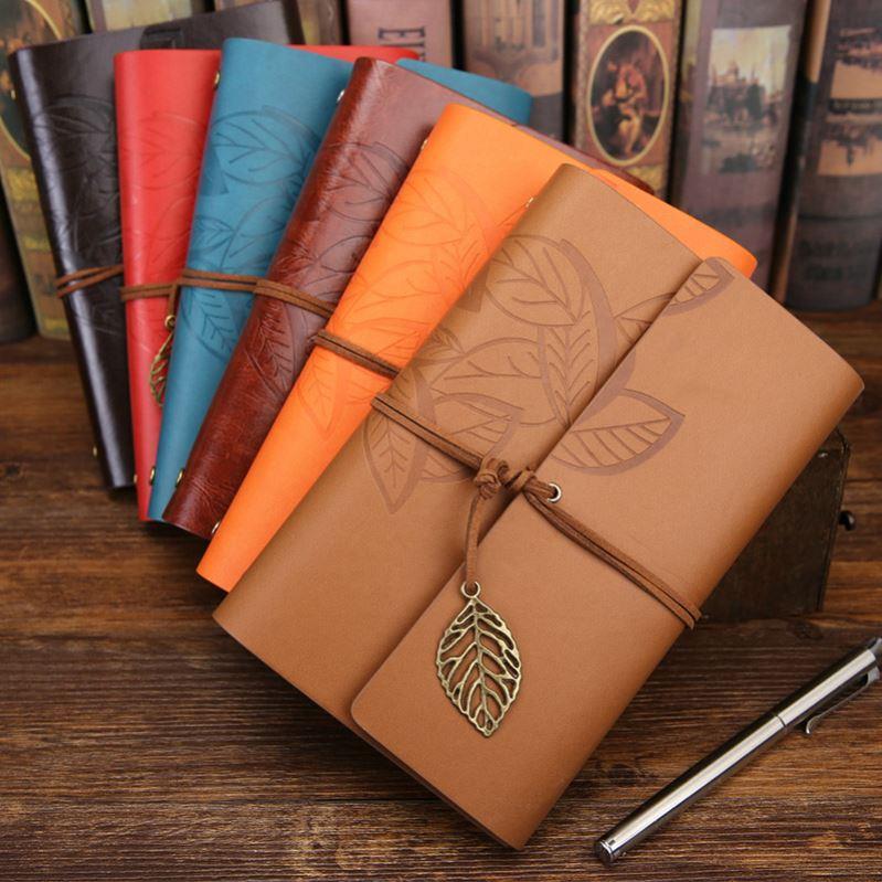 Retro Diary Notepad PU Leather Notebook Note Book Stationery