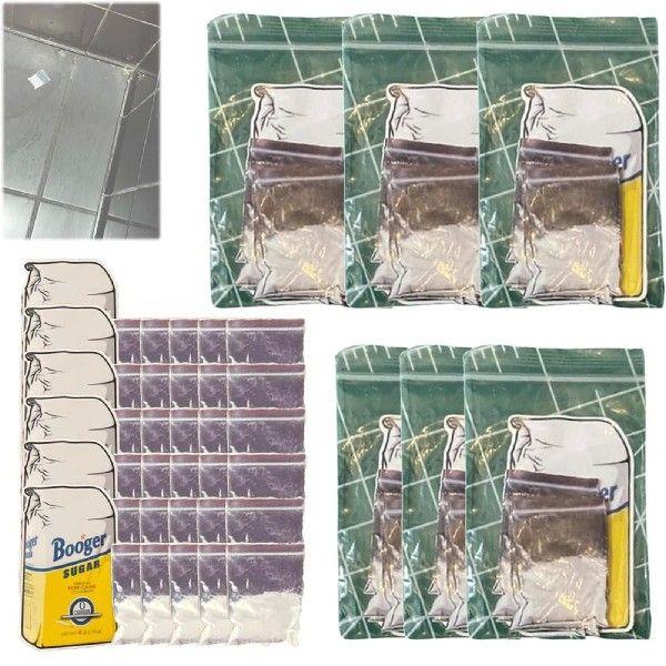 Little Blow Baggies Prank Stickers with Booger Sugar Funny